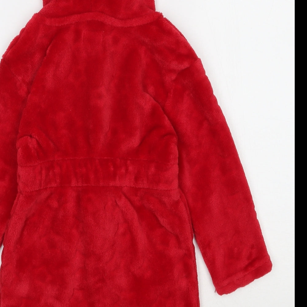 Primark Baby Red Polyester Gown Size 12-18 Months Tie