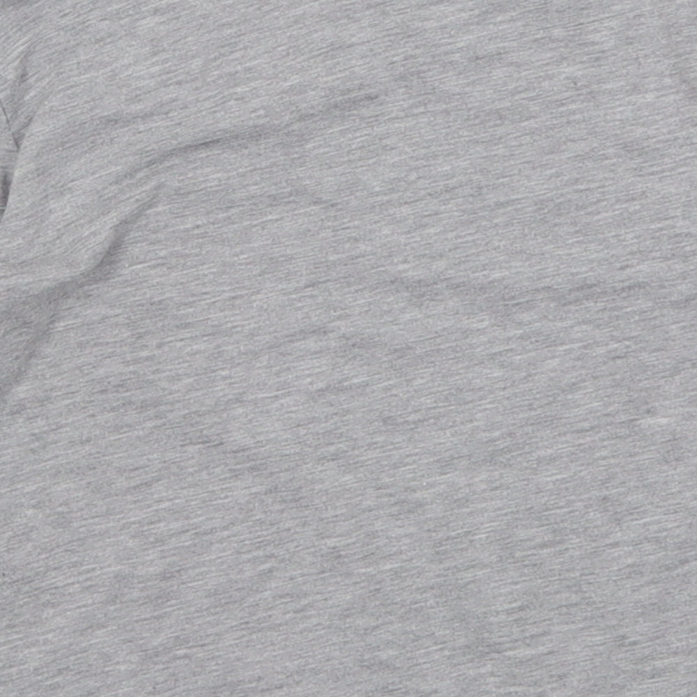 In the Style Girls Grey Polyester Basic Casual Size 5-6 Years Crew Neck Pullover - Christmas