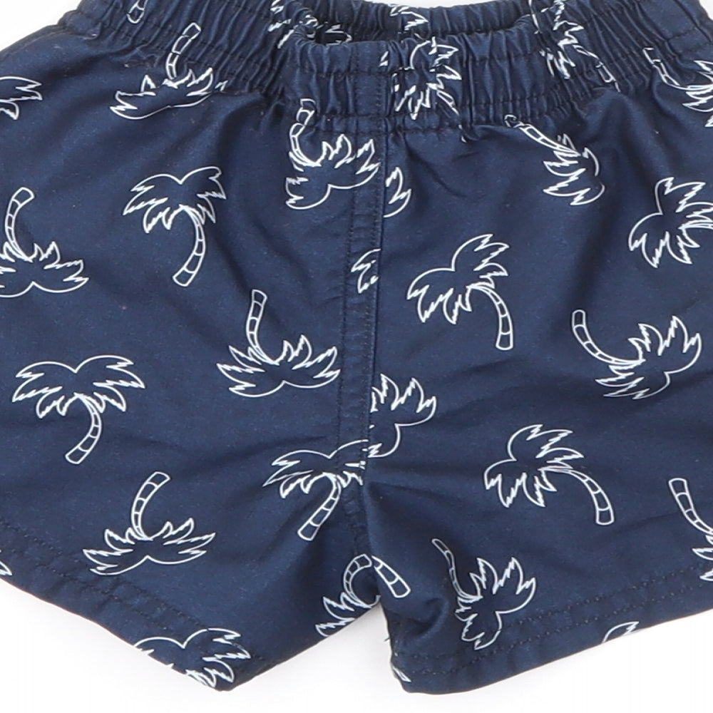Primark Baby Blue Polyester Cropped Trousers Size 9-12 Months