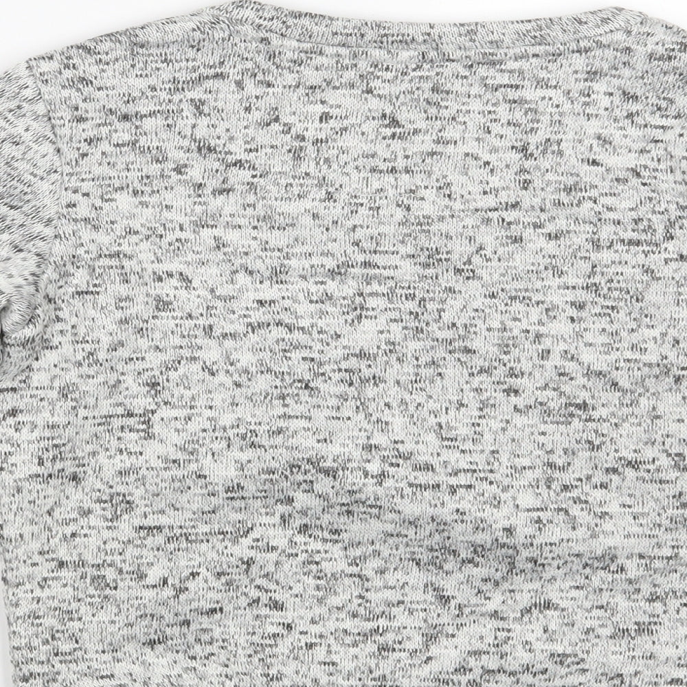 F&F Boys Grey 100% Polyester Pullover Sweatshirt Size 5-6 Years