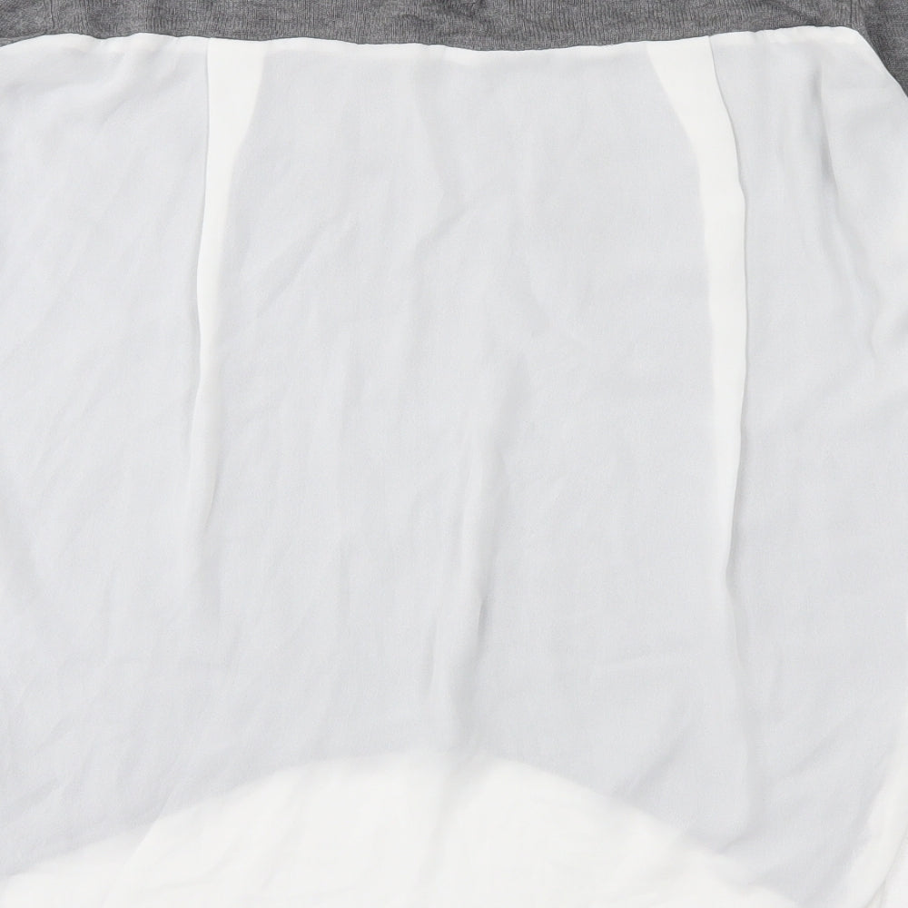 Atmosphere Womens White Viscose Basic Blouse Size 8 Collared
