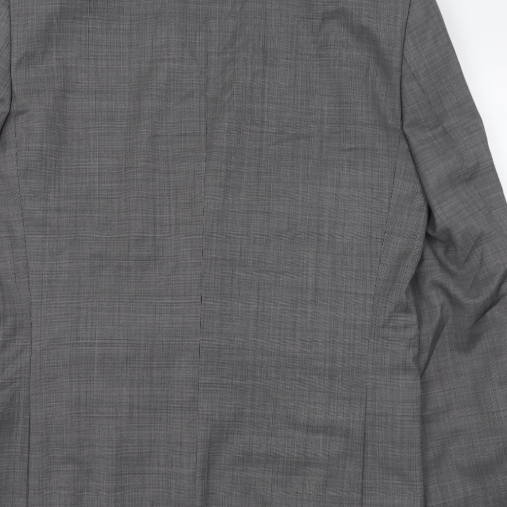 NEXT Mens Grey Wool Jacket Suit Jacket Size 38