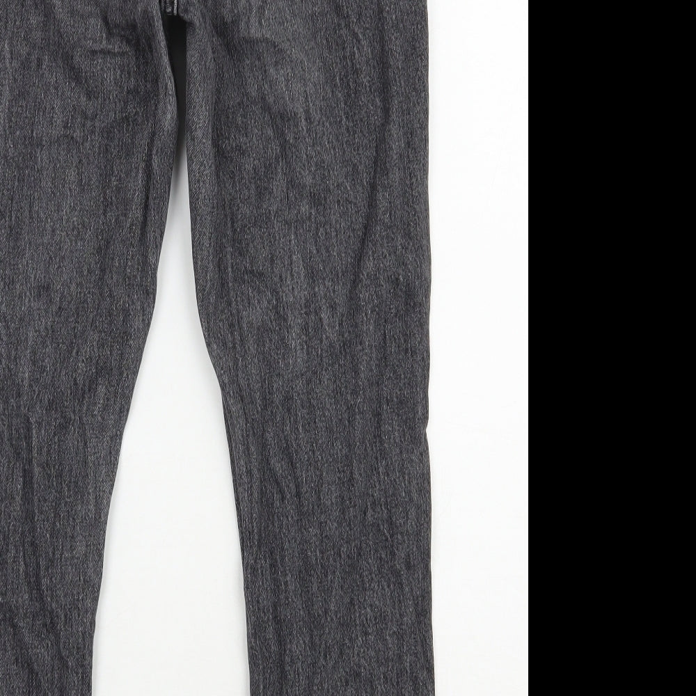 Topshop Womens Black Cotton Mom Jeans Size 28 in L30 in Regular Zip