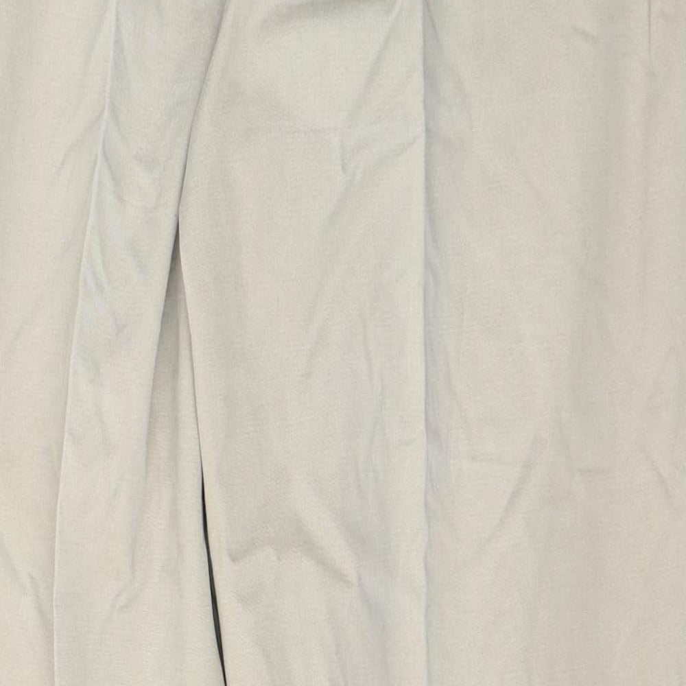 Dunnes Mens Beige Cotton Trousers Size XL L33 in Regular Button