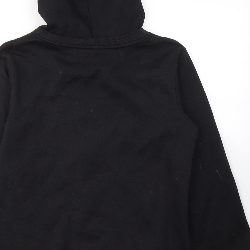 LA Gear Womens Black Polyester Full Zip Sweatshirt Size 12 Zip
