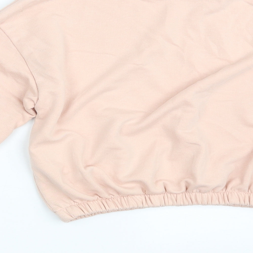 E-vie Girls Pink Polyester Pullover Sweatshirt Size 11-12 Years - Stay Strong