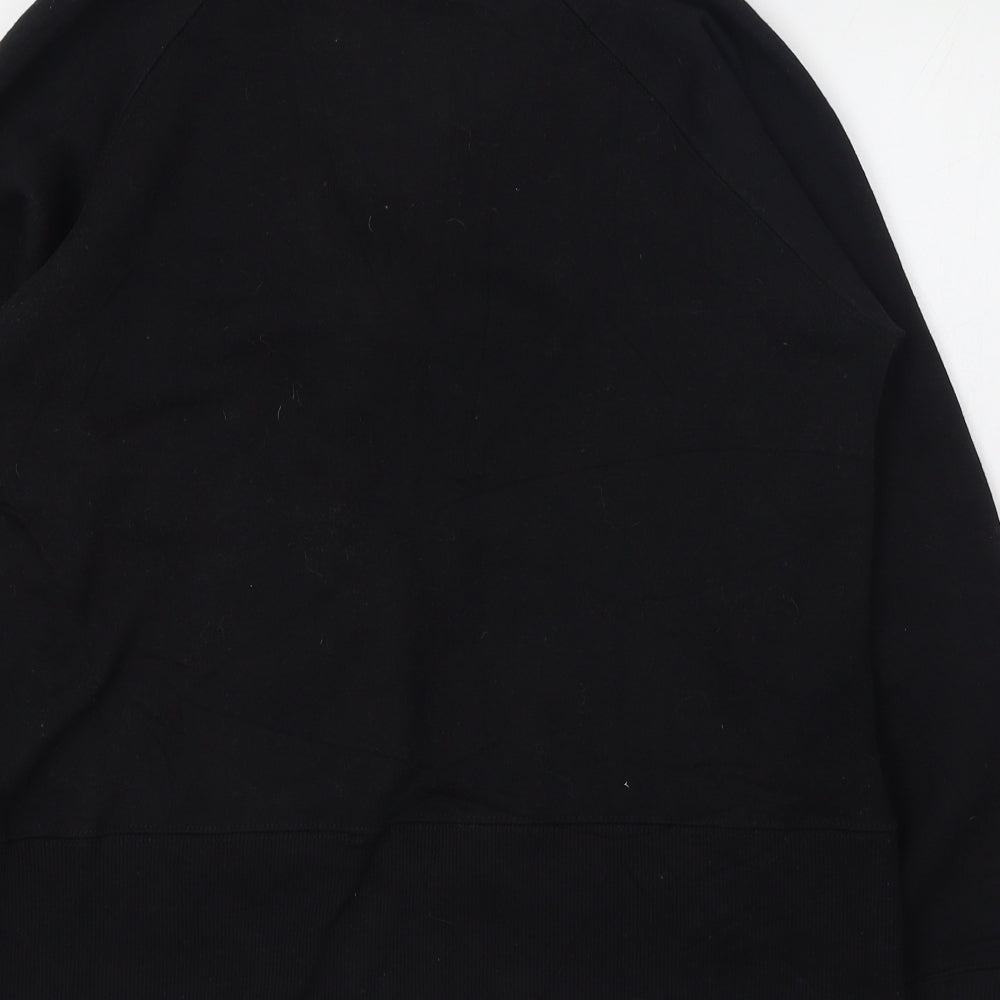 Bonmarché Womens Black Mock Neck Polyester Full Zip Jumper Size 8