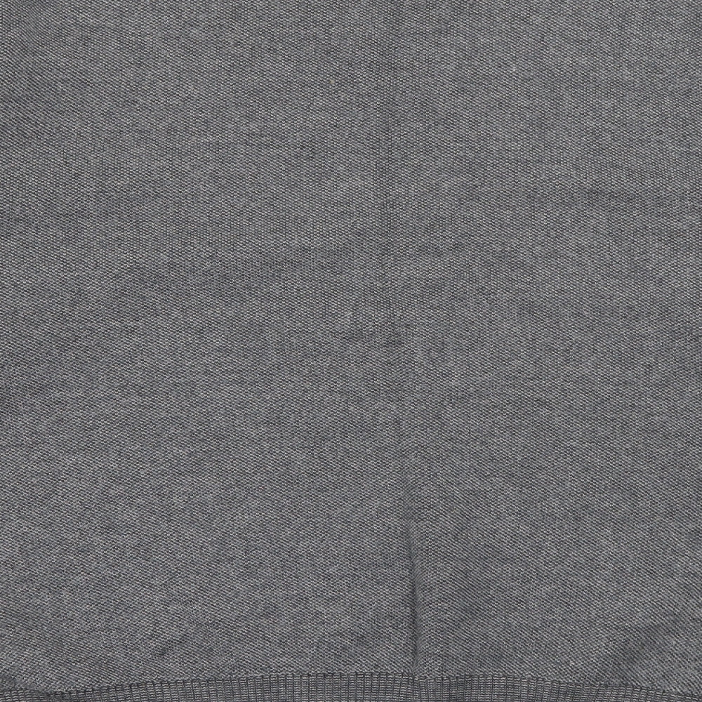 Marks & Spencer Mens Grey V-Neck Acrylic Pullover Jumper Size L