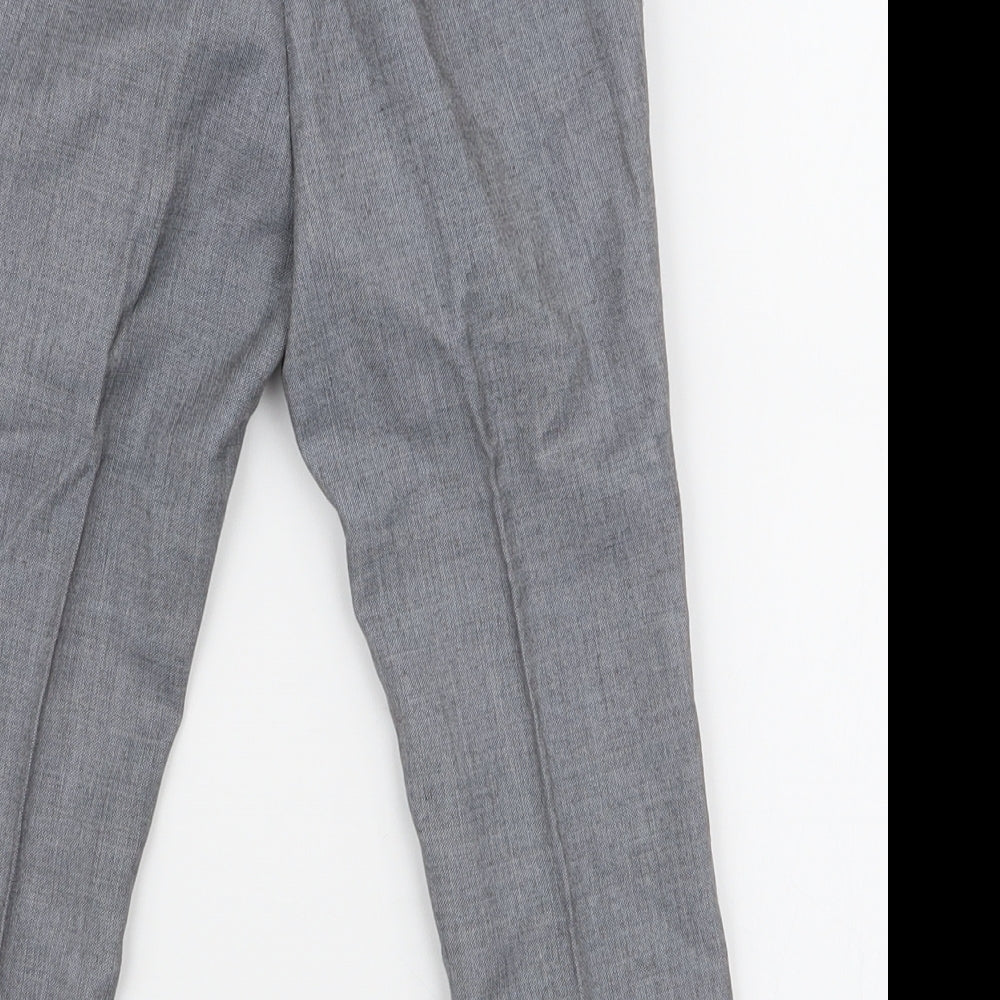 NEXT Boys Grey Polyester Dress Pants Trousers Size 3 Years Regular Zip