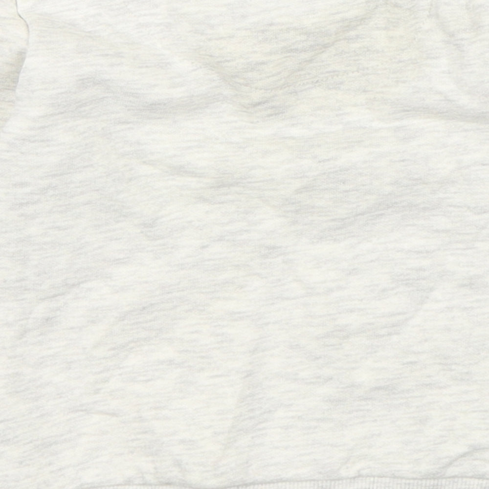 F&F Boys Grey Cotton Pullover Jumper Size 9-12 Months Pullover