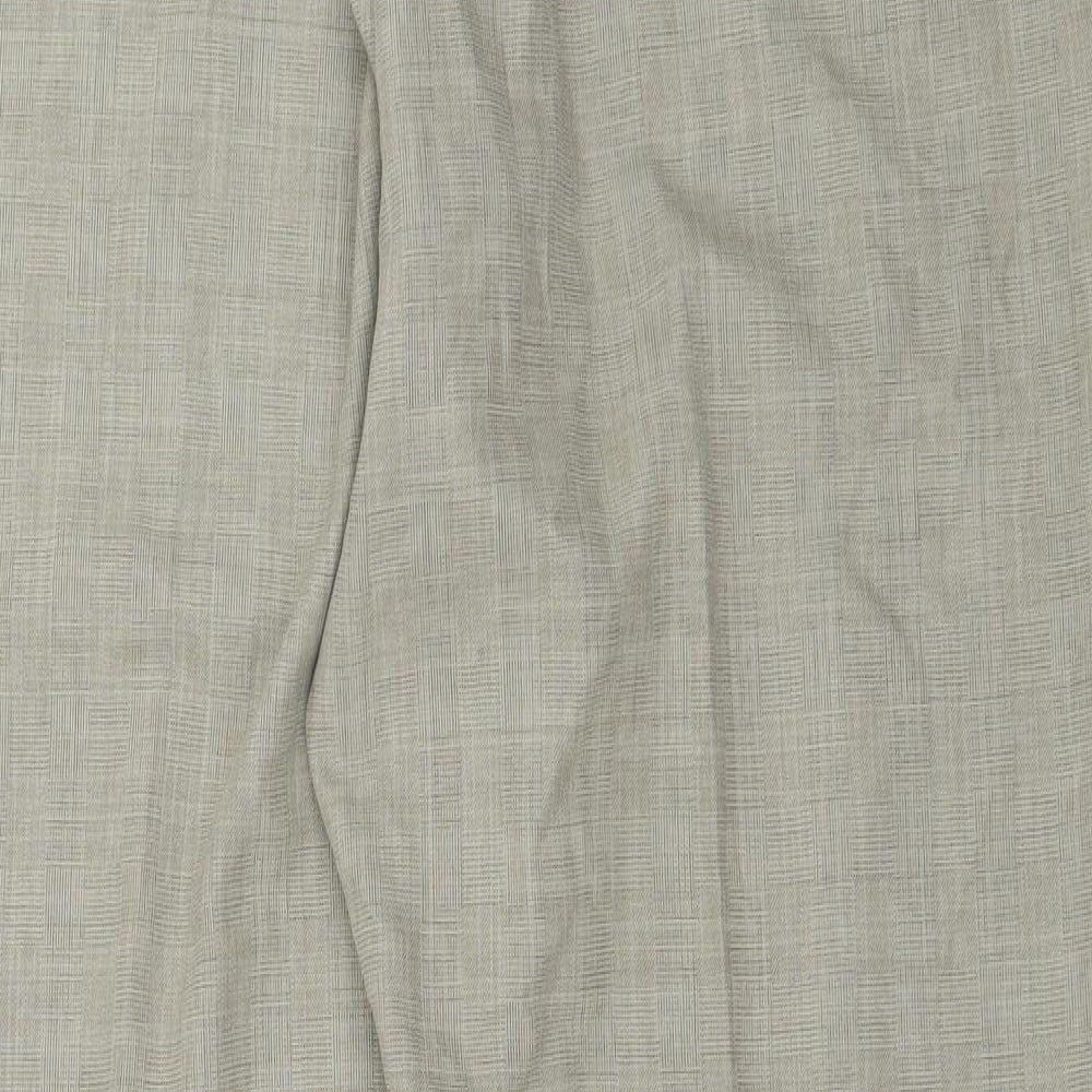 Classics Womens Green Polyester Carrot Trousers Size 14 L26 in Regular