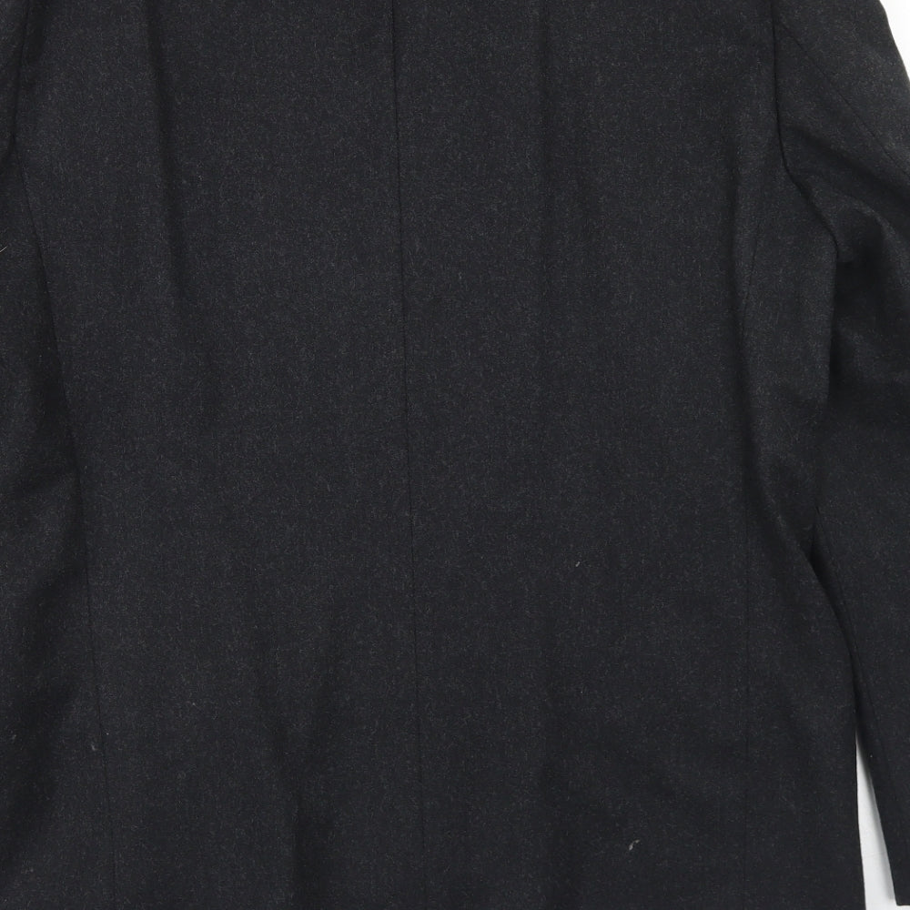 C&A Mens Grey Wool Jacket Blazer Size 40