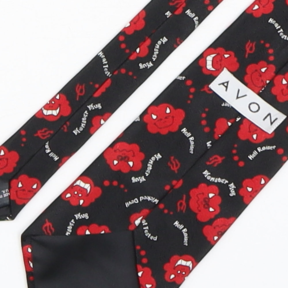 Avon Mens Multicoloured Geometric Polyester Pointed Tie One Size - Hell Raisers