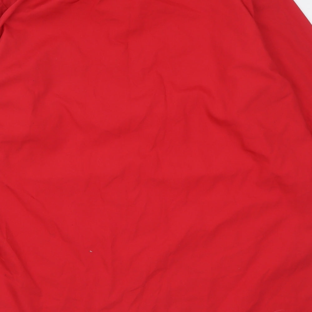 Banner Boys Red Polyacrylate Fibre Basic Button-Up Size L Collared Button