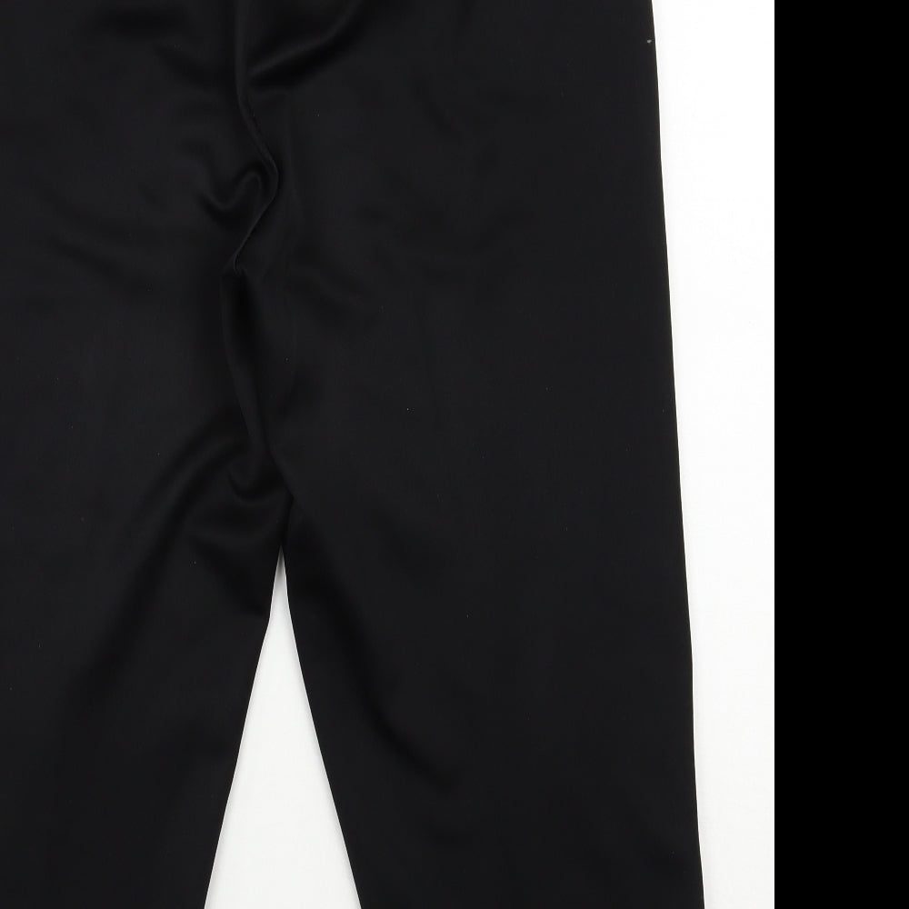 Bonmarché Womens Black Polyester Trousers Size 16 L24 in Regular