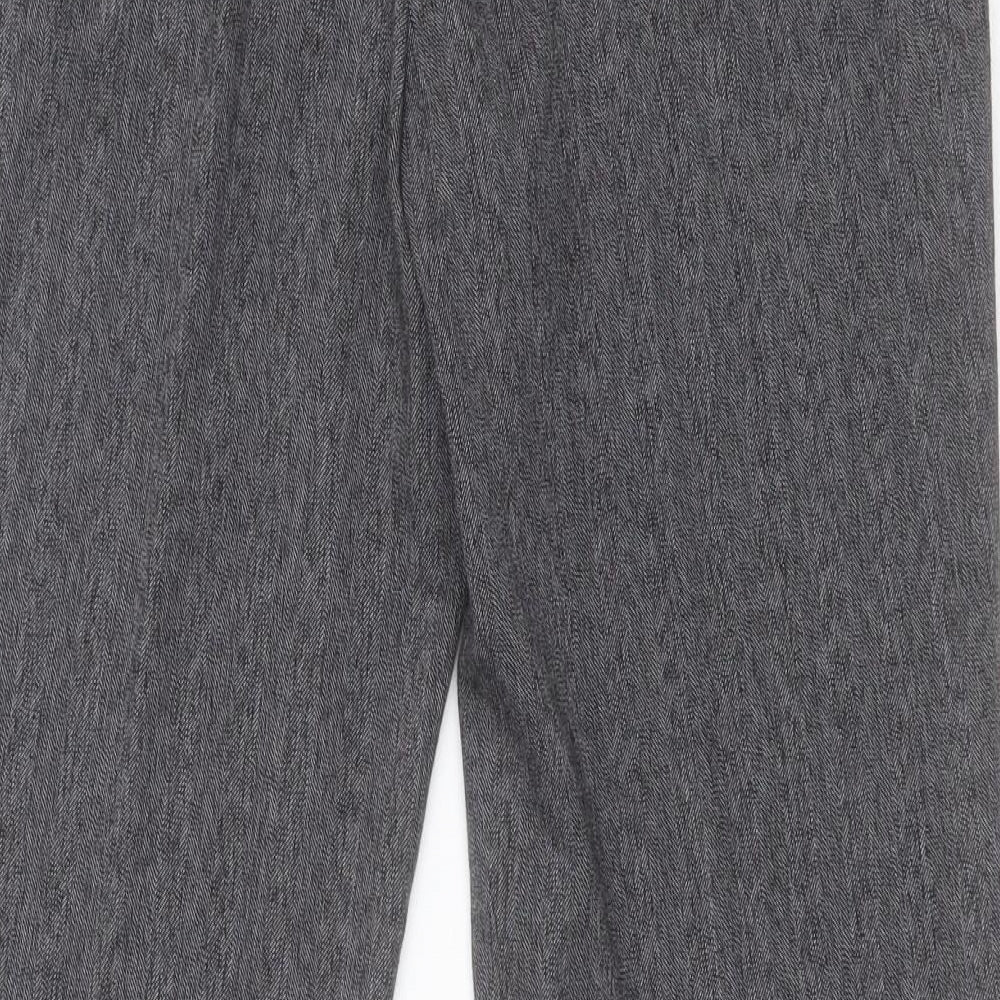 Lakeland Womens Grey Polyester Dress Pants Trousers Size 10 L29 in Regular Zip