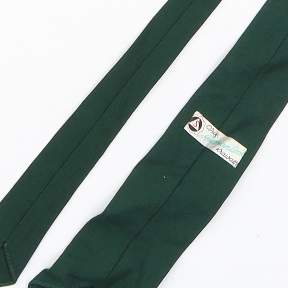 austrianlook Mens Green Polyester Pointed Tie One Size - Deer