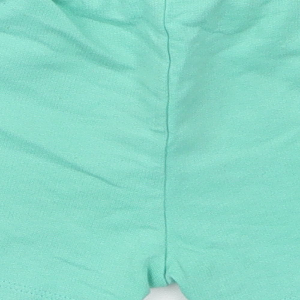 Matalan Boys Green Cotton Sweatpants Trousers Size 12-18 Months Drawstring - Sweat Shorts
