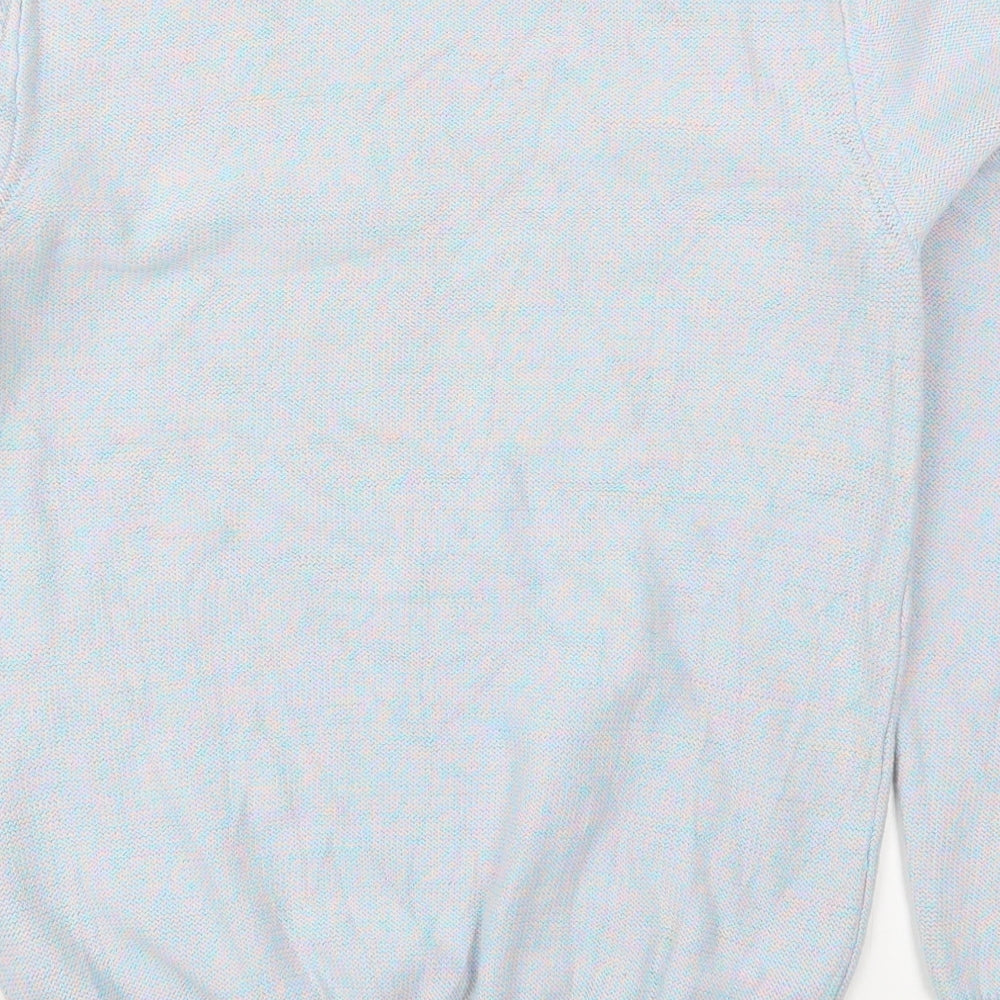 Cedarwood State Mens Blue Crew Neck Cotton Pullover Jumper Size S