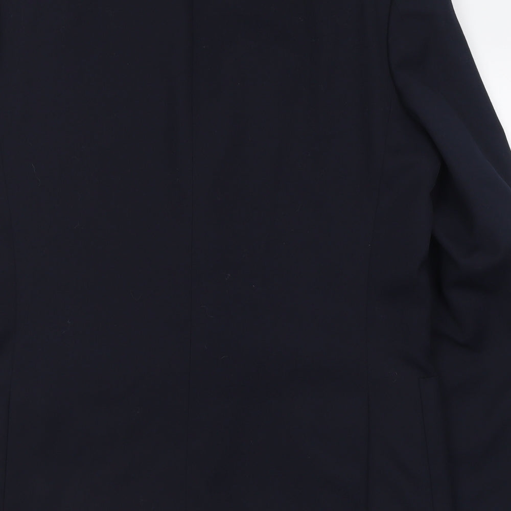 Wellington Mens Blue Wool Jacket Suit Jacket Size 38