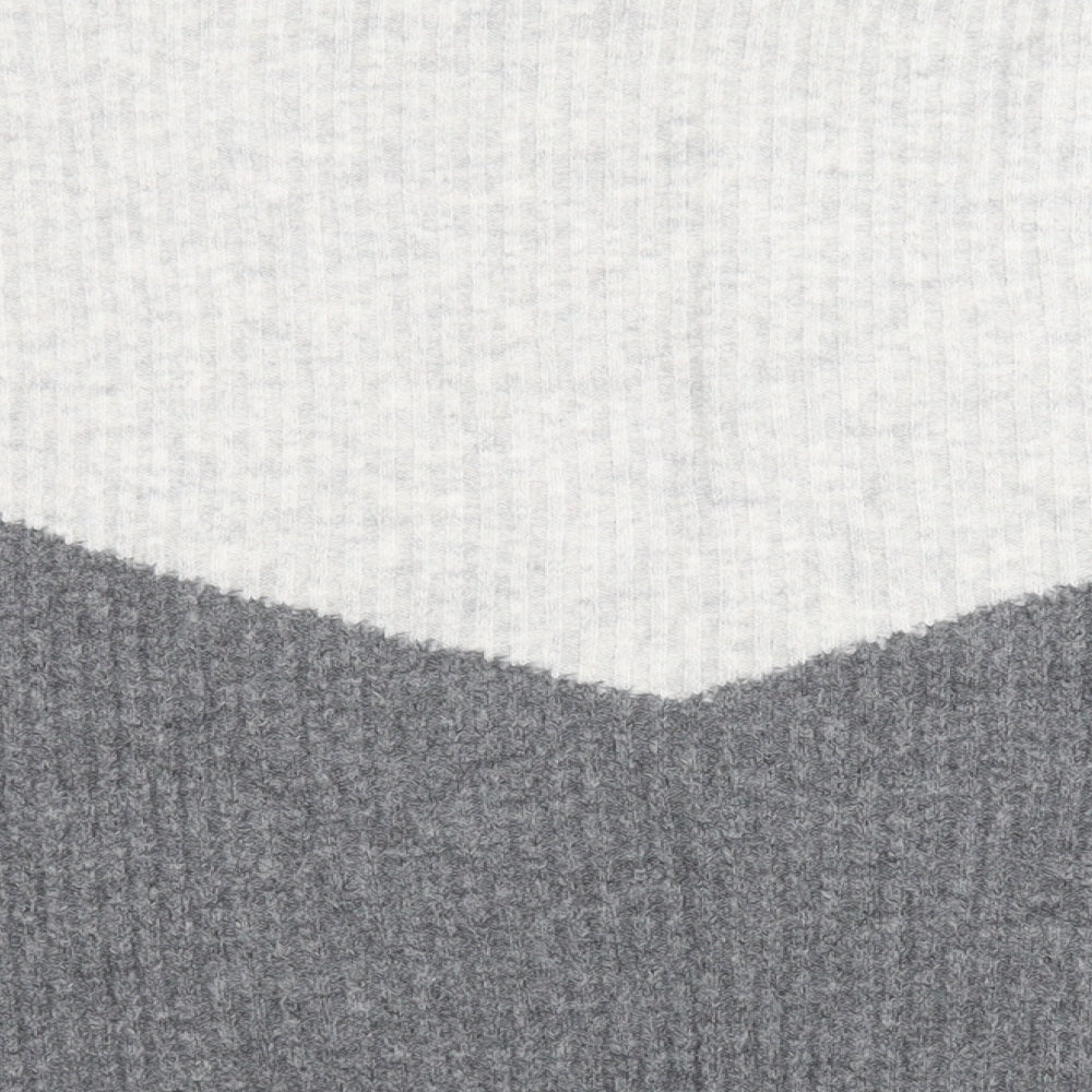 Marks and Spencer Womens Grey High Neck Acrylic Pullover Jumper Size M