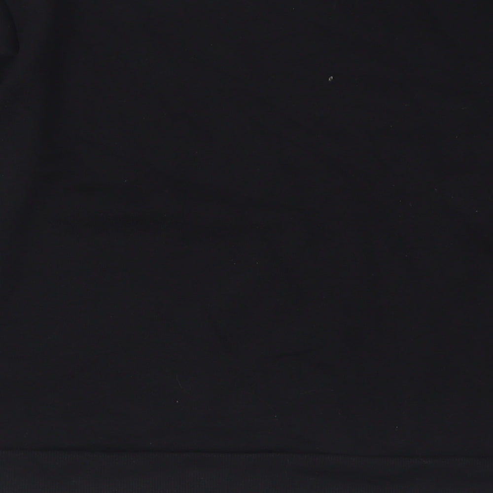 Primark Womens Black Cotton Pullover Sweatshirt Size 2XS Pullover