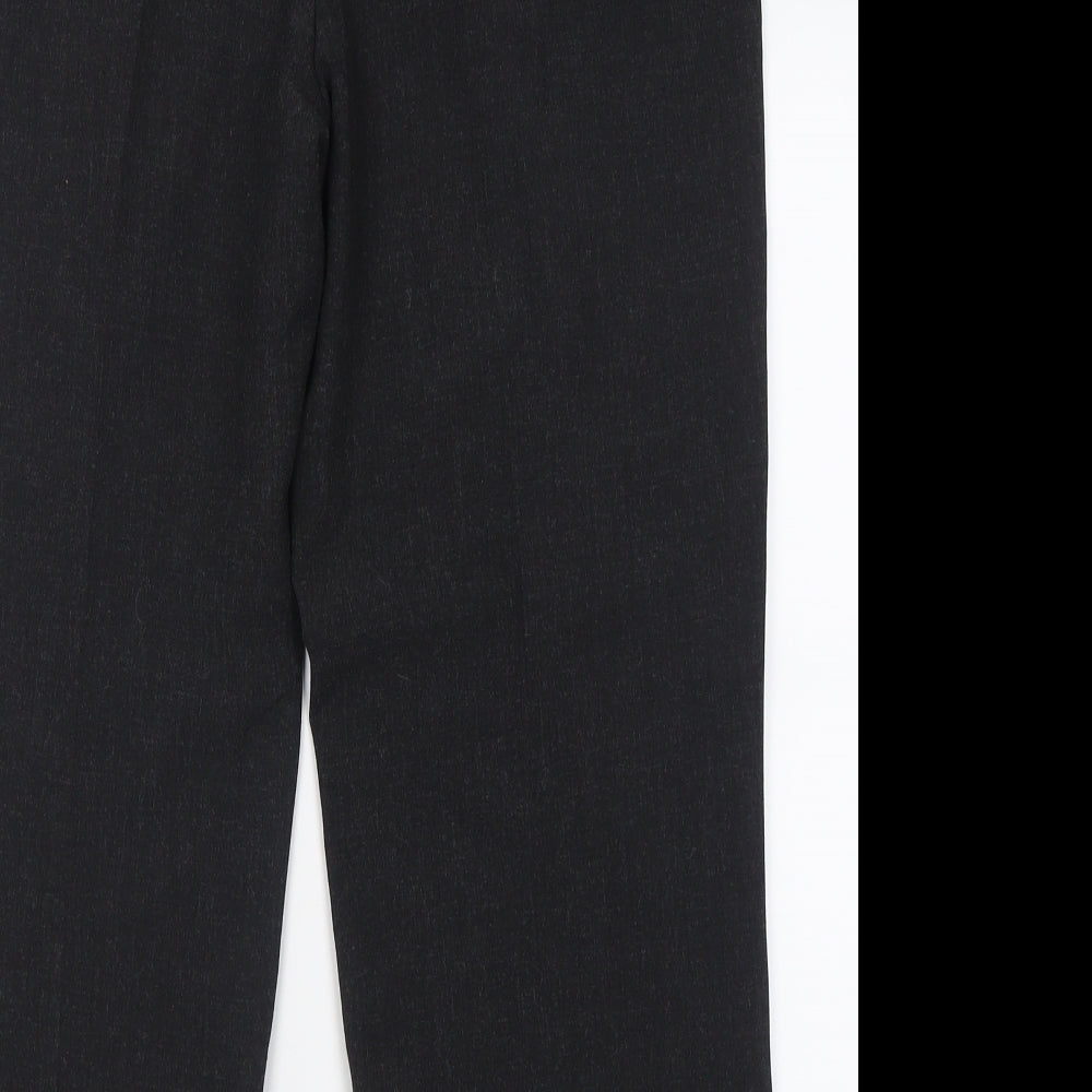 Lakeland Womens Grey Polyester Trousers Size 16 L27 in Regular Zip