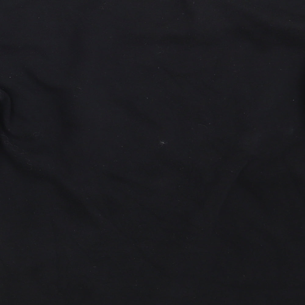 Papaya Womens Black Cotton Pullover Sweatshirt Size 12 - JUST IMAGINE