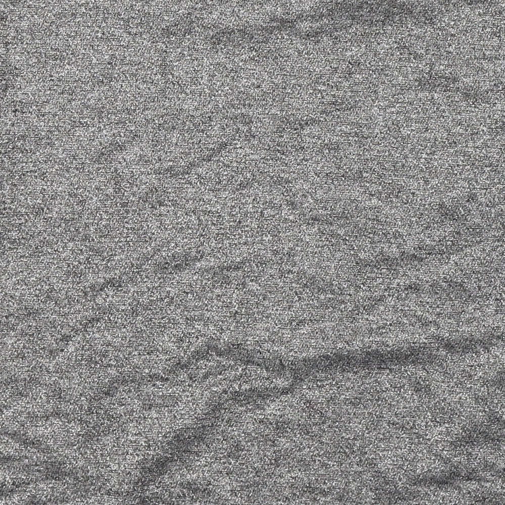 TU Womens Grey Cotton Basic Blouse Size 16 Round Neck
