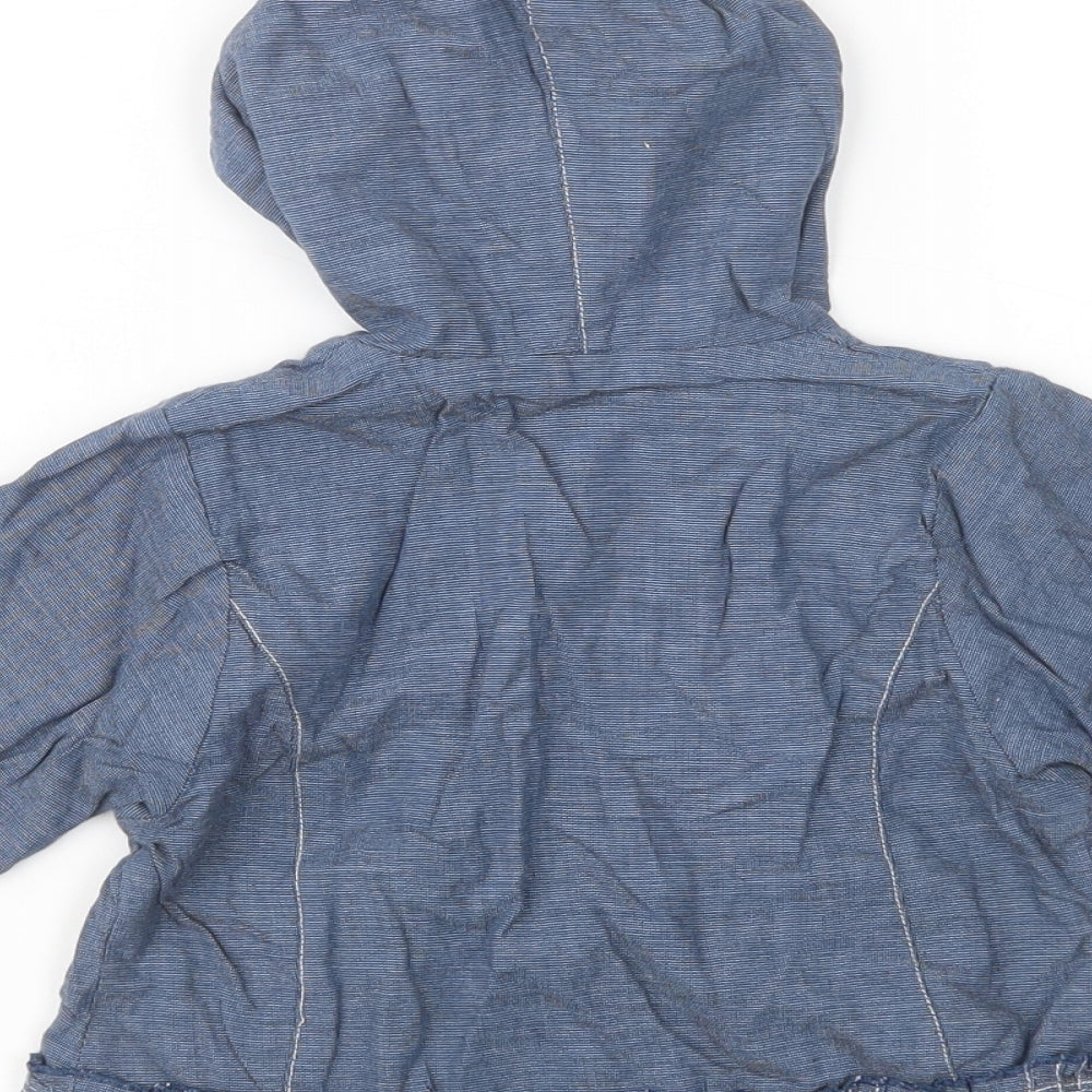 Sucre d'Orge Baby Blue Basic Jacket Jacket Size 12 Months Snap