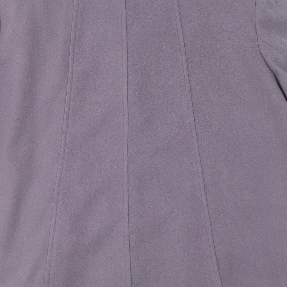 Bonmarché Womens Purple Pea Coat Coat Size 16 Button