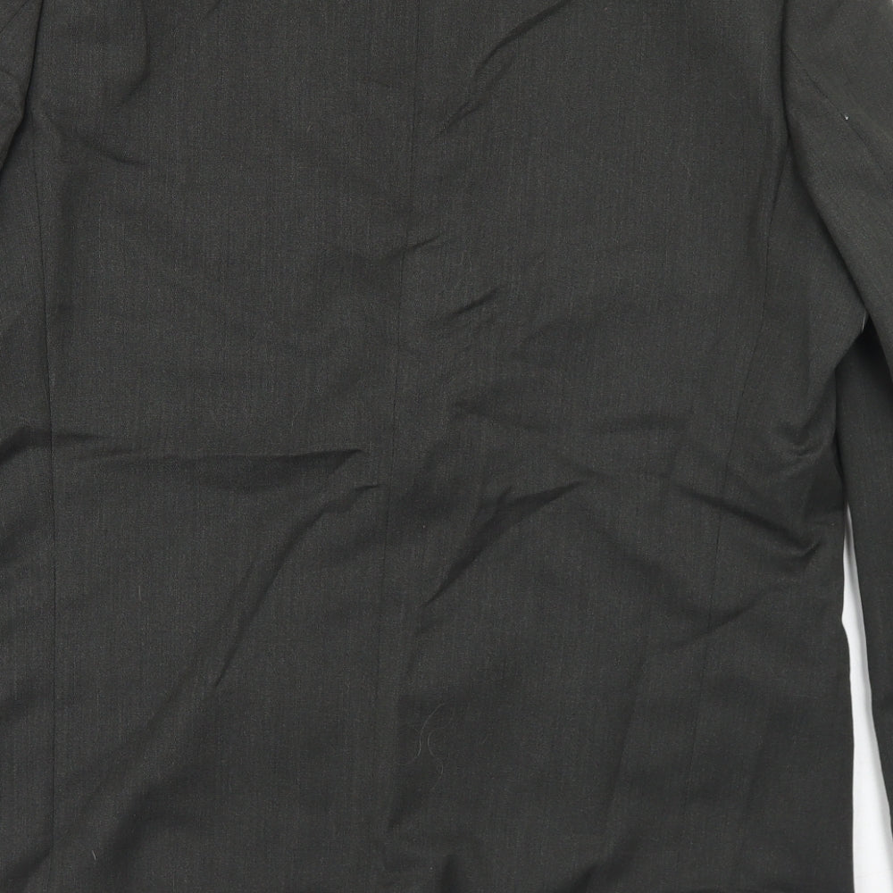 HR Tailoring Mens Grey Wool Jacket Blazer Size 42
