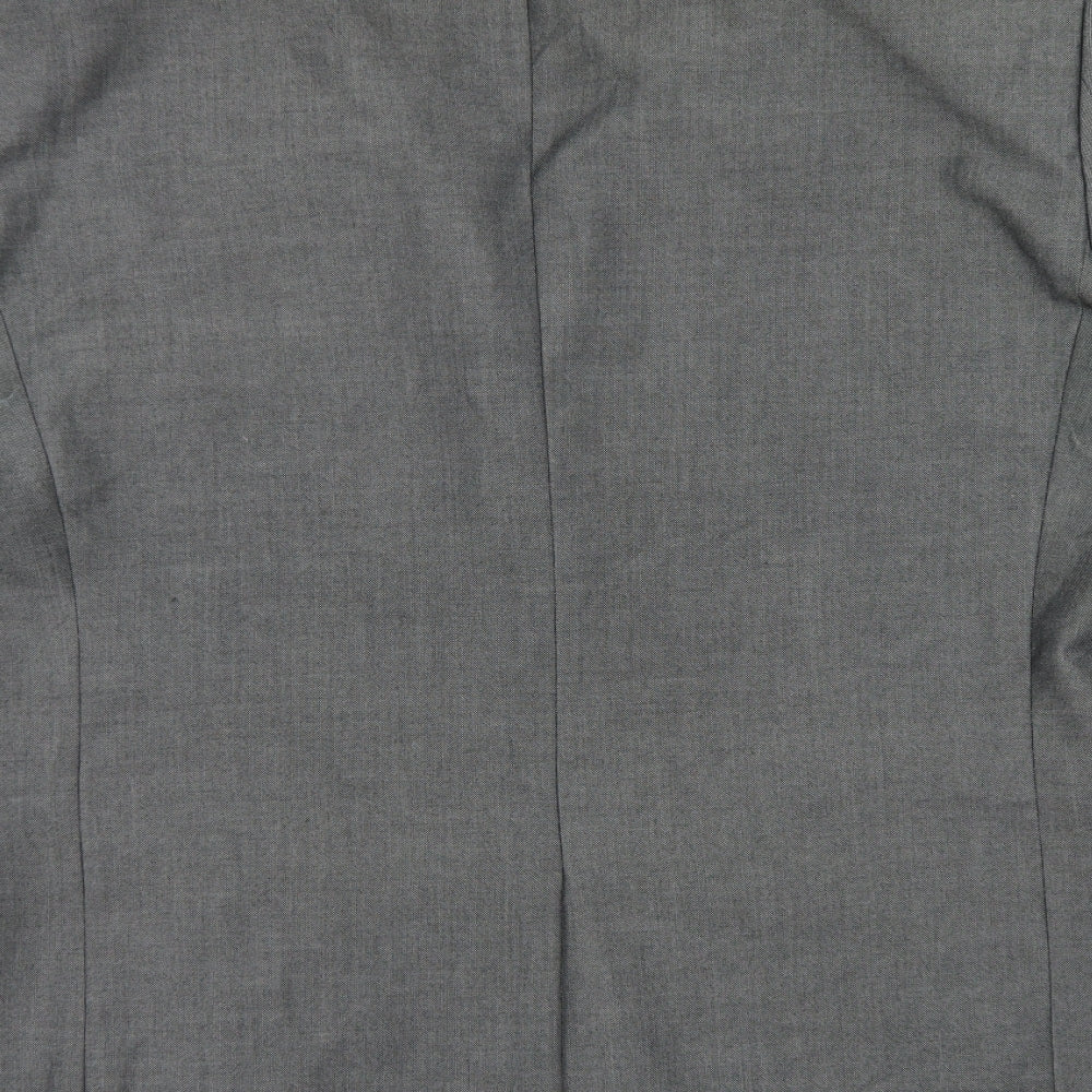 NEXT Mens Grey Polyester Jacket Blazer Size 42 - Tailored fit