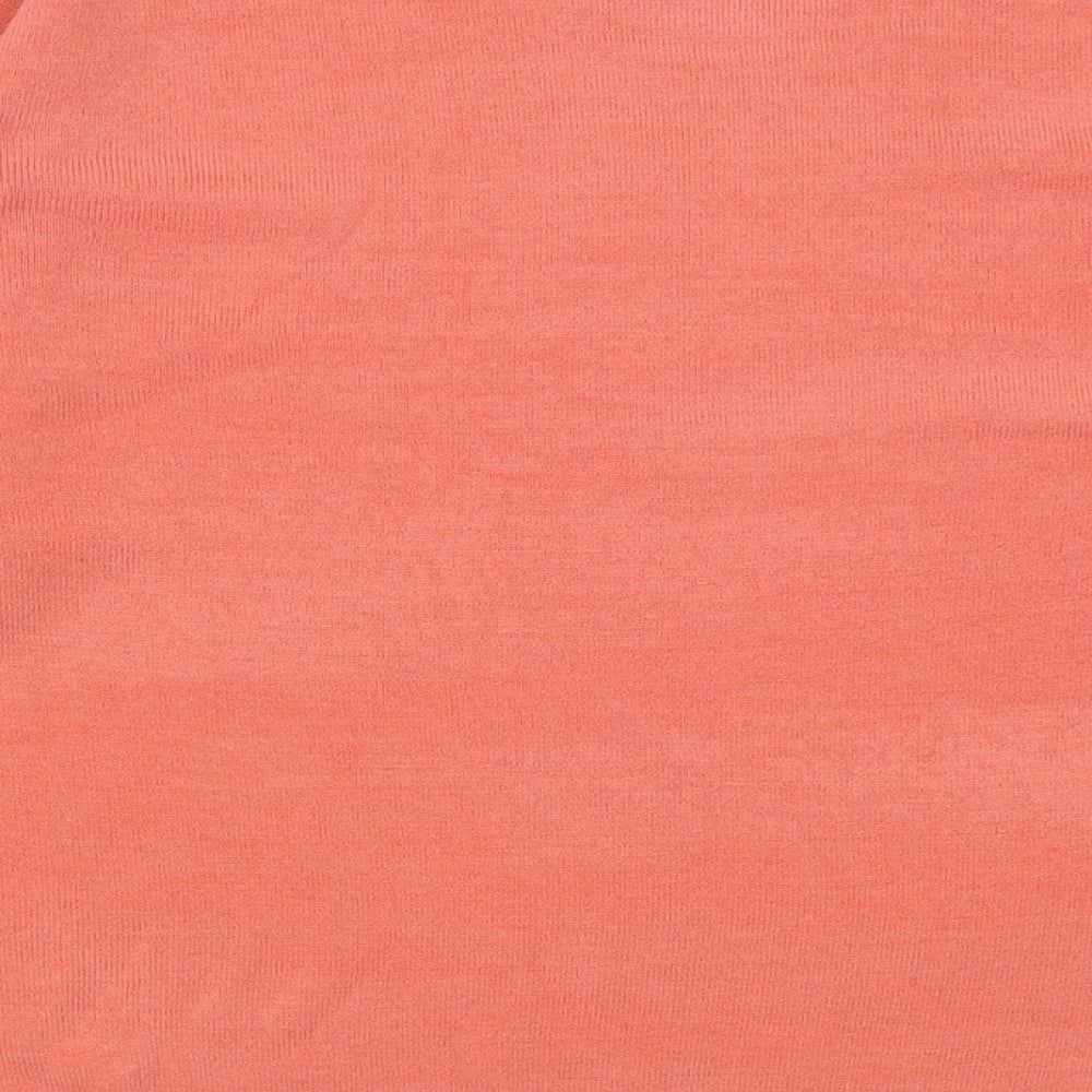 Dunnes Stores Womens Pink Crew Neck Acrylic Pullover Jumper Size L