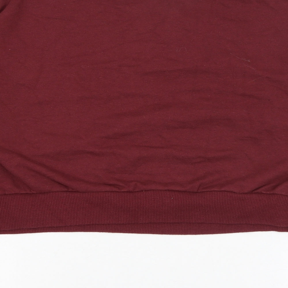 Primark Womens Red Cotton Pullover Sweatshirt Size 6 Pullover - Harry Potter
