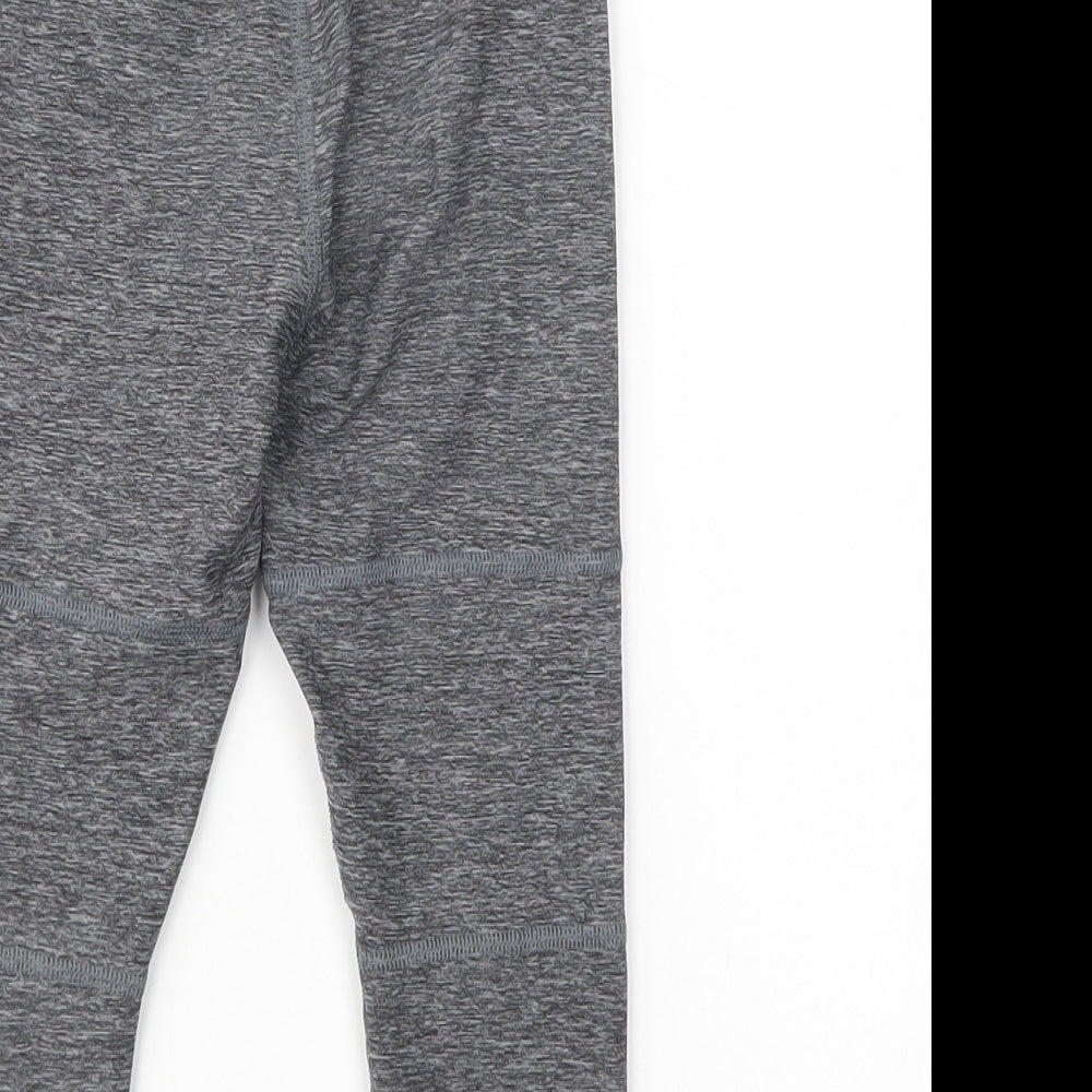 NEXT Girls Grey Polyester Jogger Trousers Size 4 Years Regular - Leggings