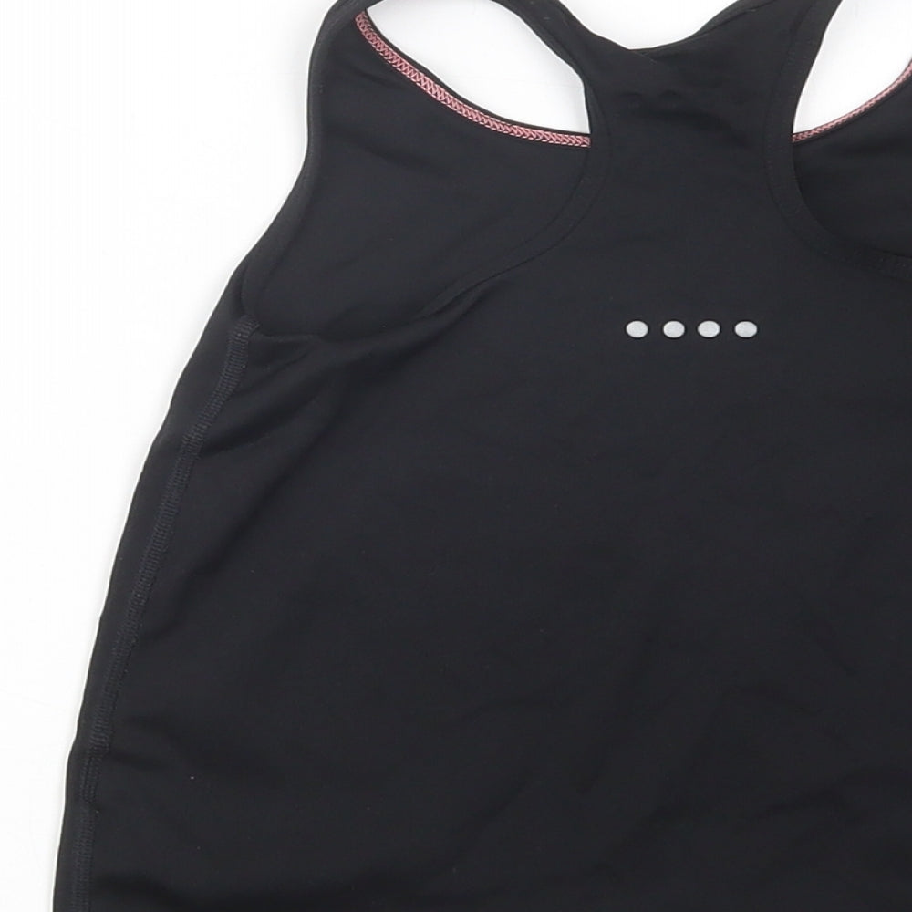Souluxe Girls Black Polyester Pullover Tank Size 4-5 Years Scoop Neck Pullover