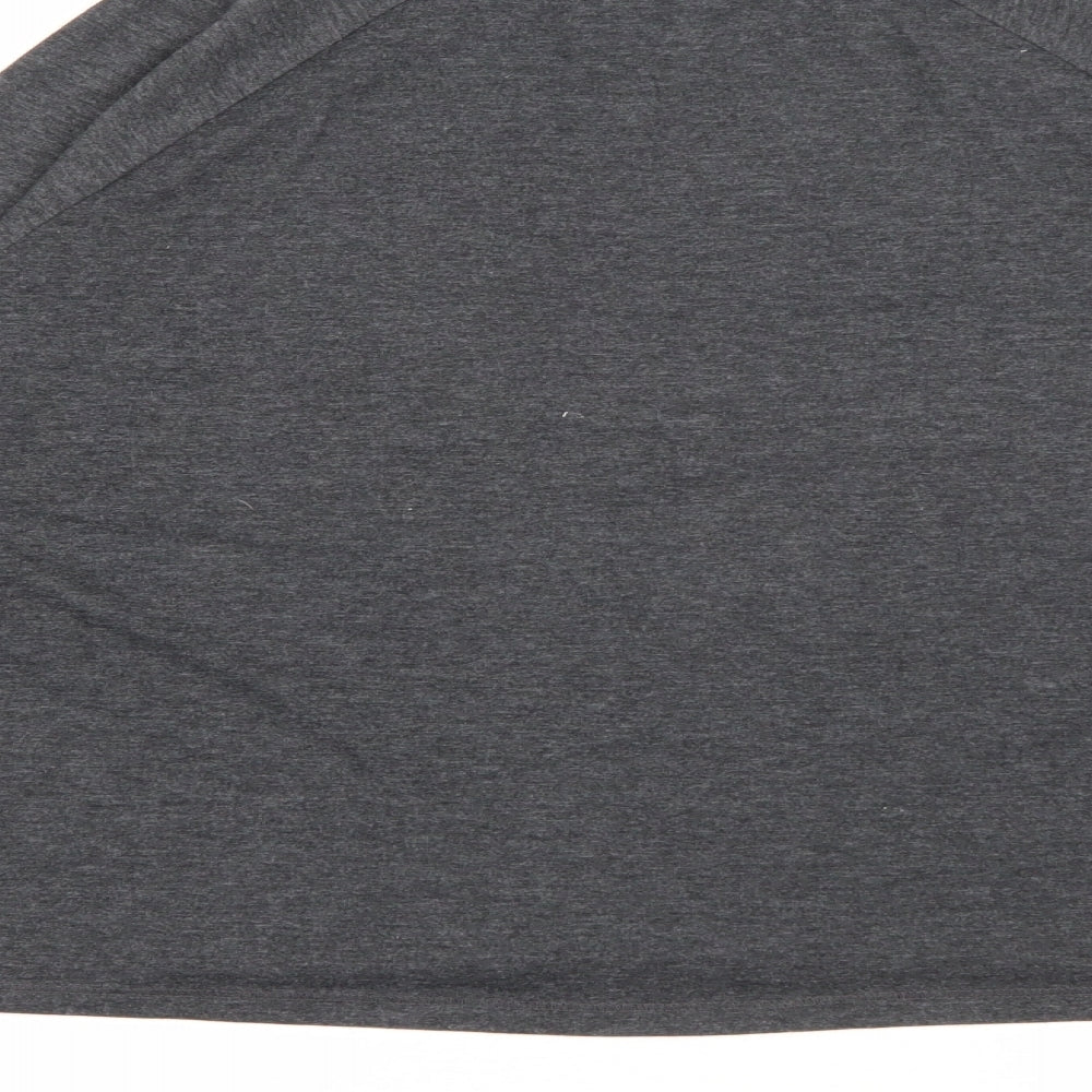 ASOS Womens Grey Crew Neck Polyester Pullover Jumper Size 12