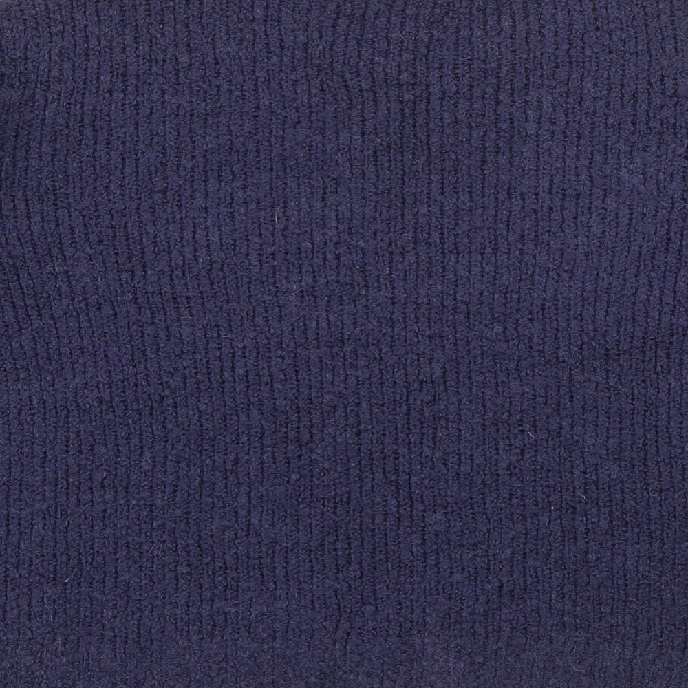 H&M Womens Blue Round Neck Cotton Pullover Jumper Size S