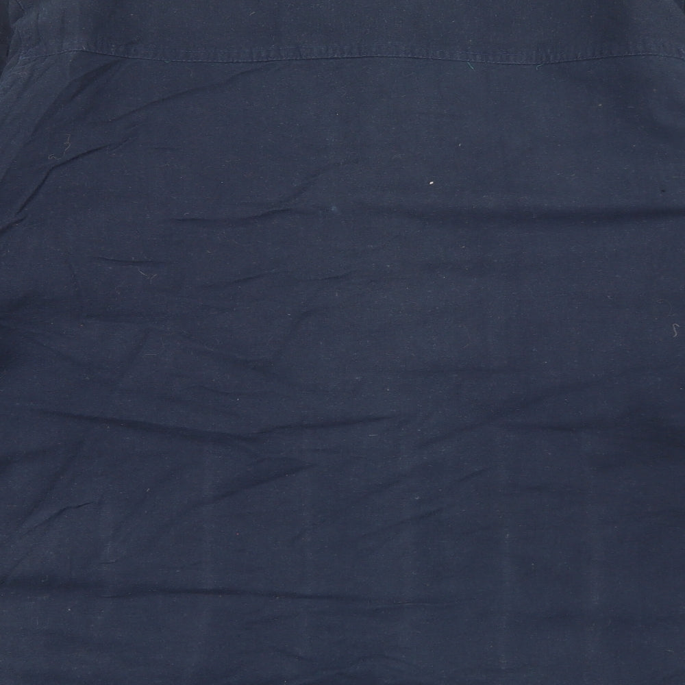 Red Ridge Mens Blue Jacket Size M Button