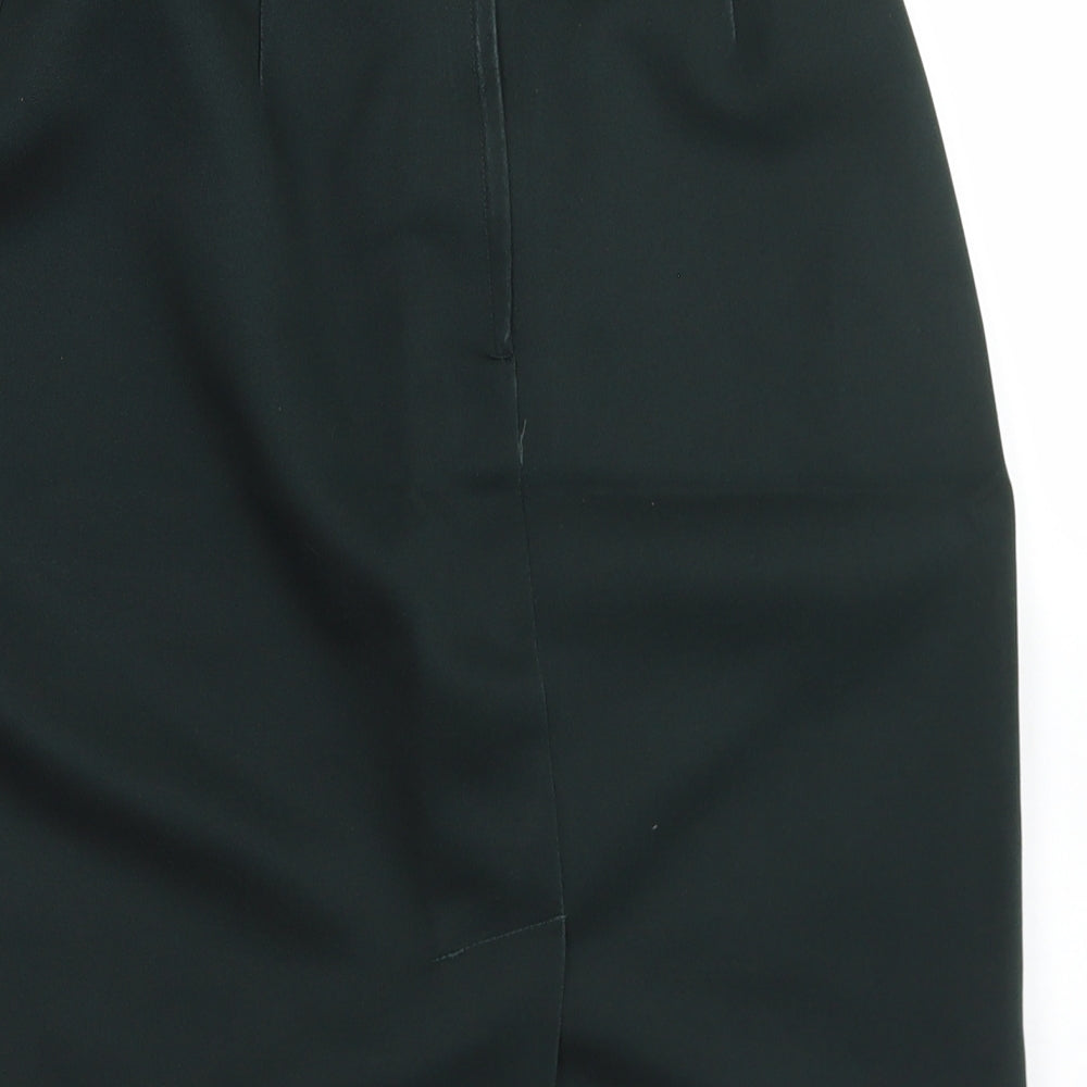 Wallace Womens Green Polyester Straight & Pencil Skirt Size 28 in Button