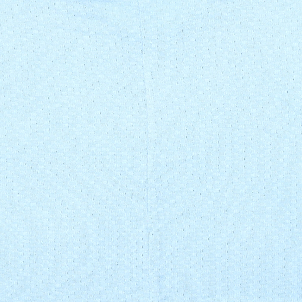 Mystyle Womens Blue Crew Neck Viscose Pullover Jumper Size 10