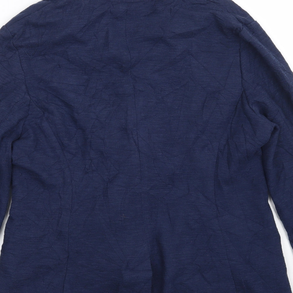 New Look Womens Blue Jacket Size 12 Button