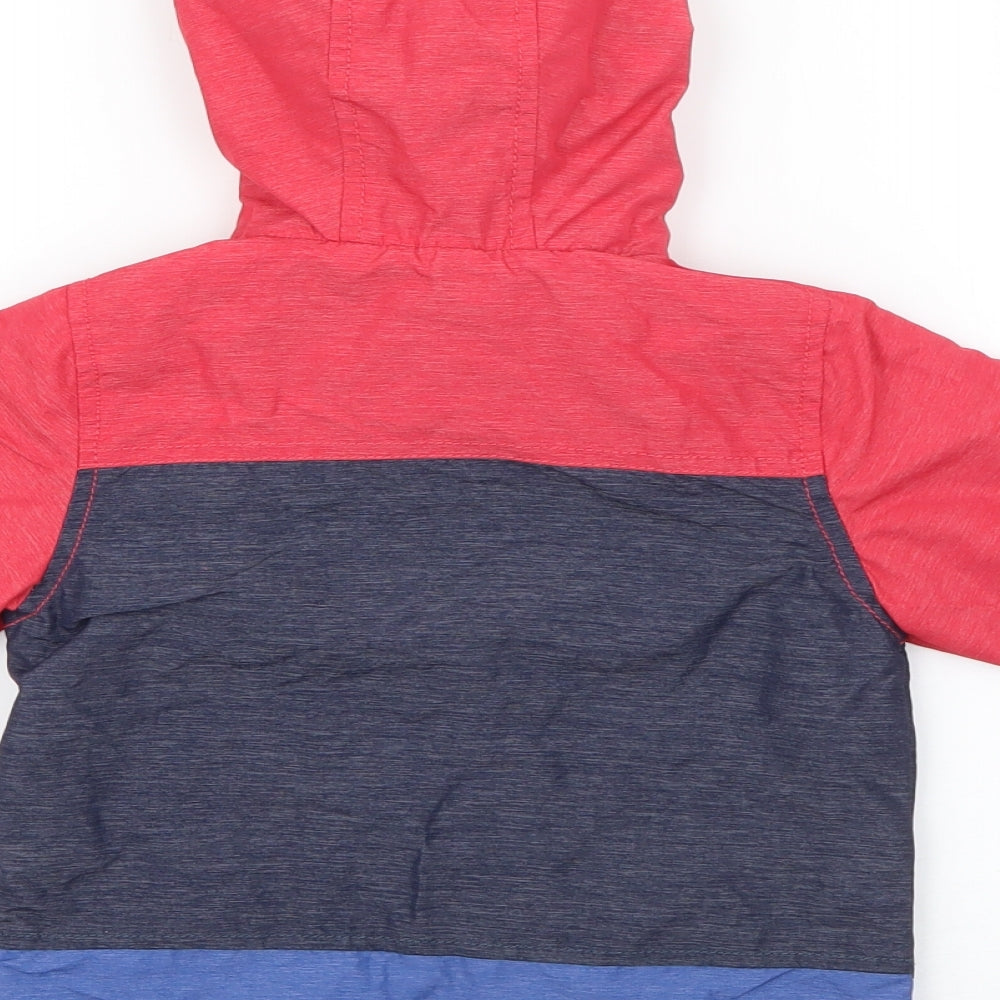 Next Boys Red Jacket Size 6-9 Months Zip