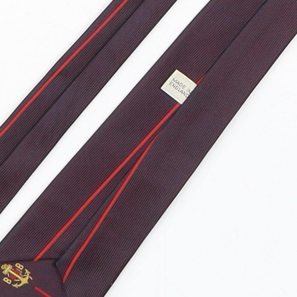 PreWorn Mens Multicoloured Striped Polyester Pointed Tie One Size