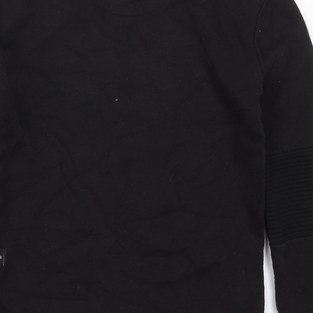 Primark Boys Black Cotton Pullover Sweatshirt Size 10-11 Years Pullover