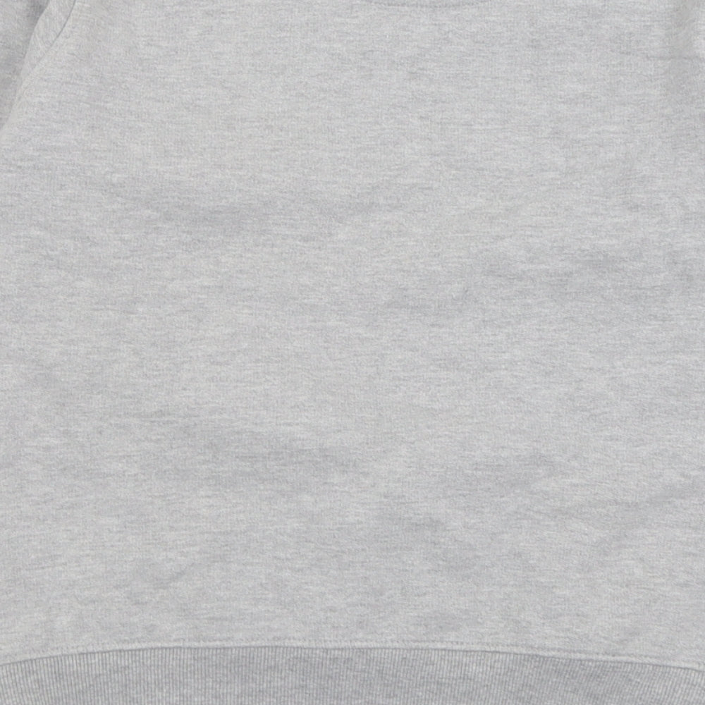 Brave Soul Mens Grey Cotton Pullover Sweatshirt Size S