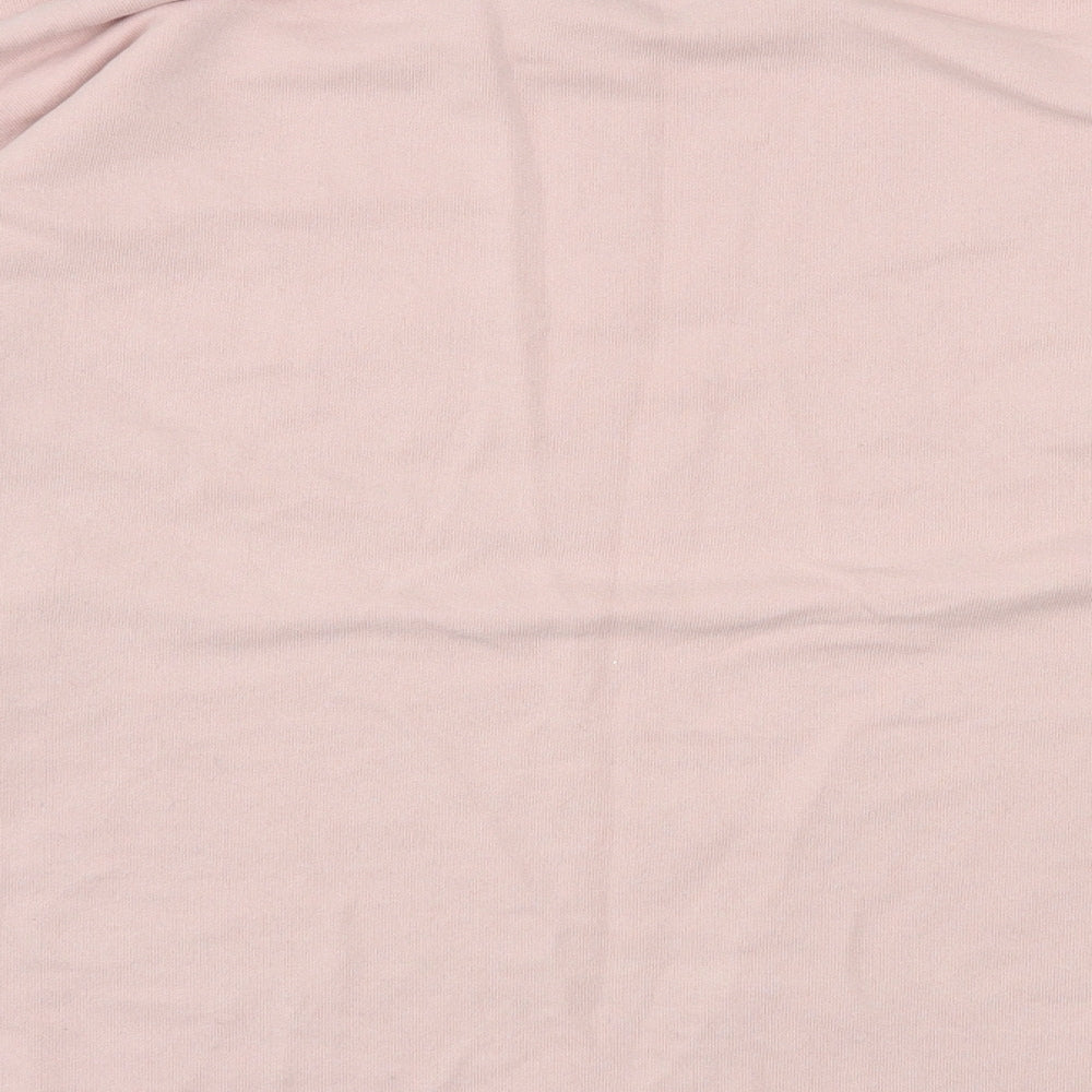 Pull&Bear Womens Pink Cotton Pullover Sweatshirt Size M Pullover