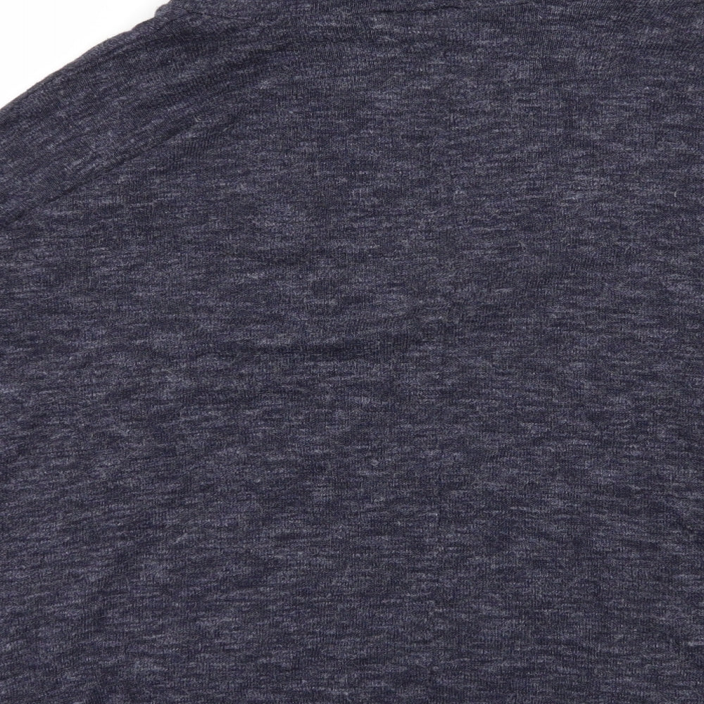 New Look Womens Blue Roll Neck Polyester Pullover Jumper Size 10