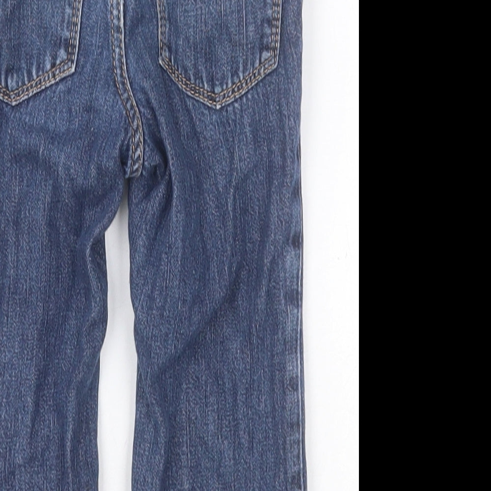Gap Baby Blue Cotton Jogger Jeans Size 12-18 Months Button